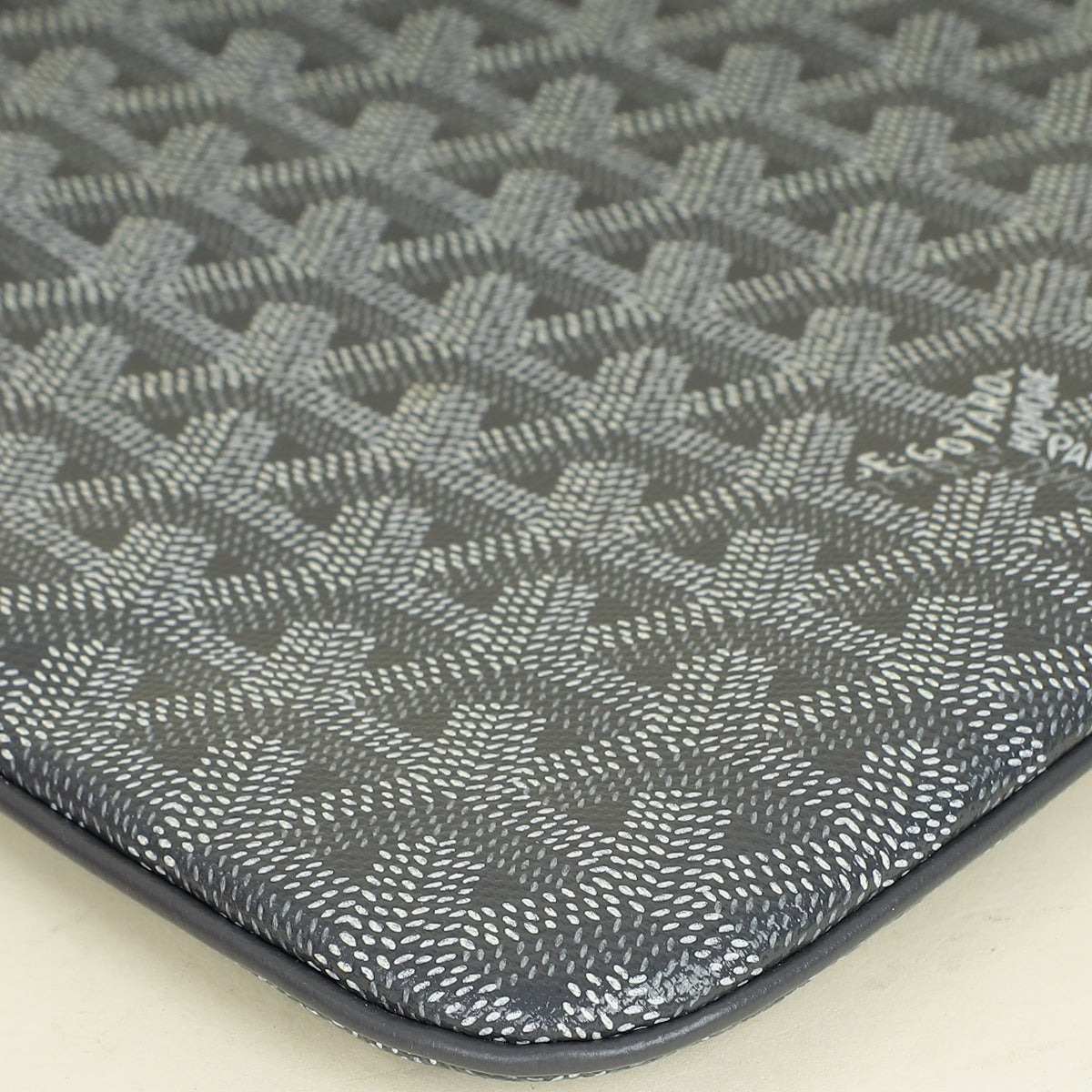 Goyard Gray Goyardine Senat MGM Pouch