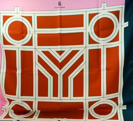 Goyard Bicolor .4 Silk Scarf-Goyard-THE CLOSET