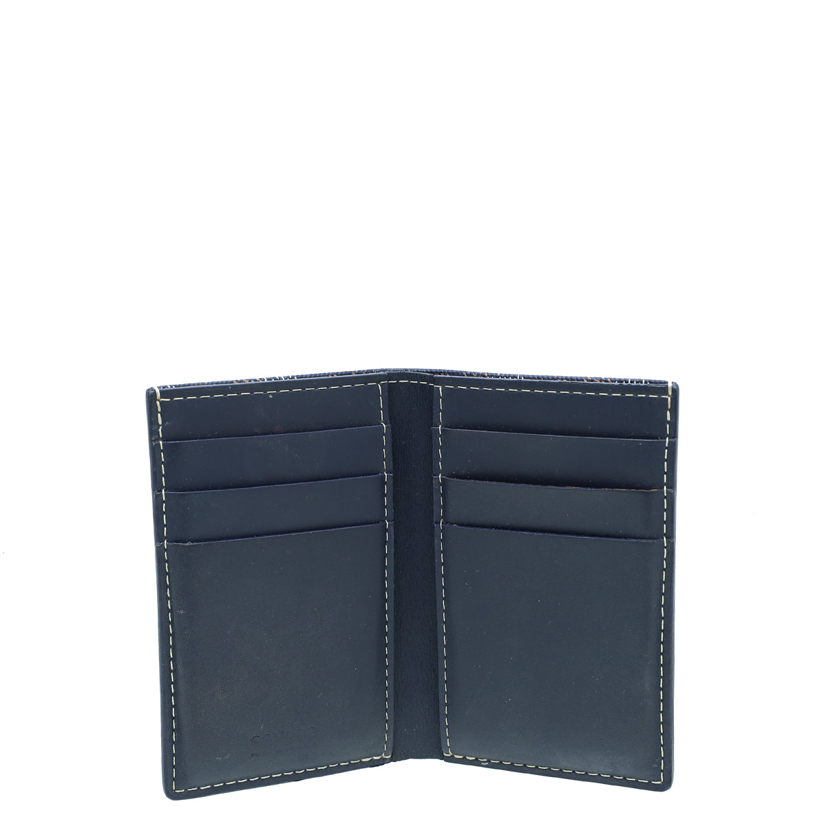 Goyard Navy Blue Goyardine Saint Marc Wallet – THE CLOSET