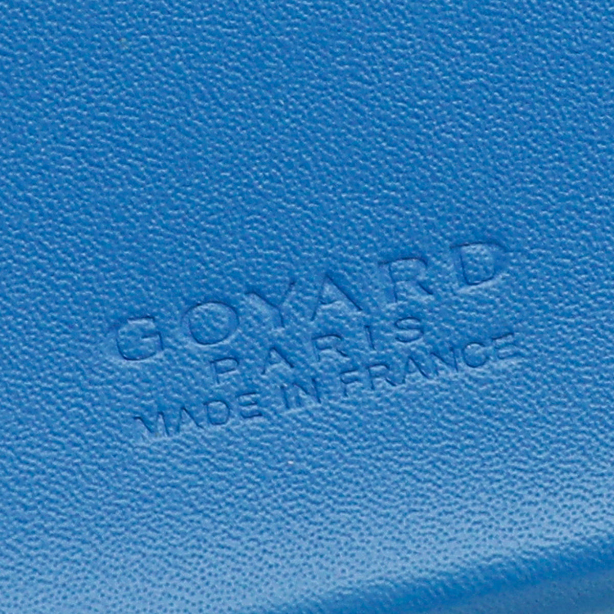 Goyard Blue Goyardine Saint-Lambert Wallet