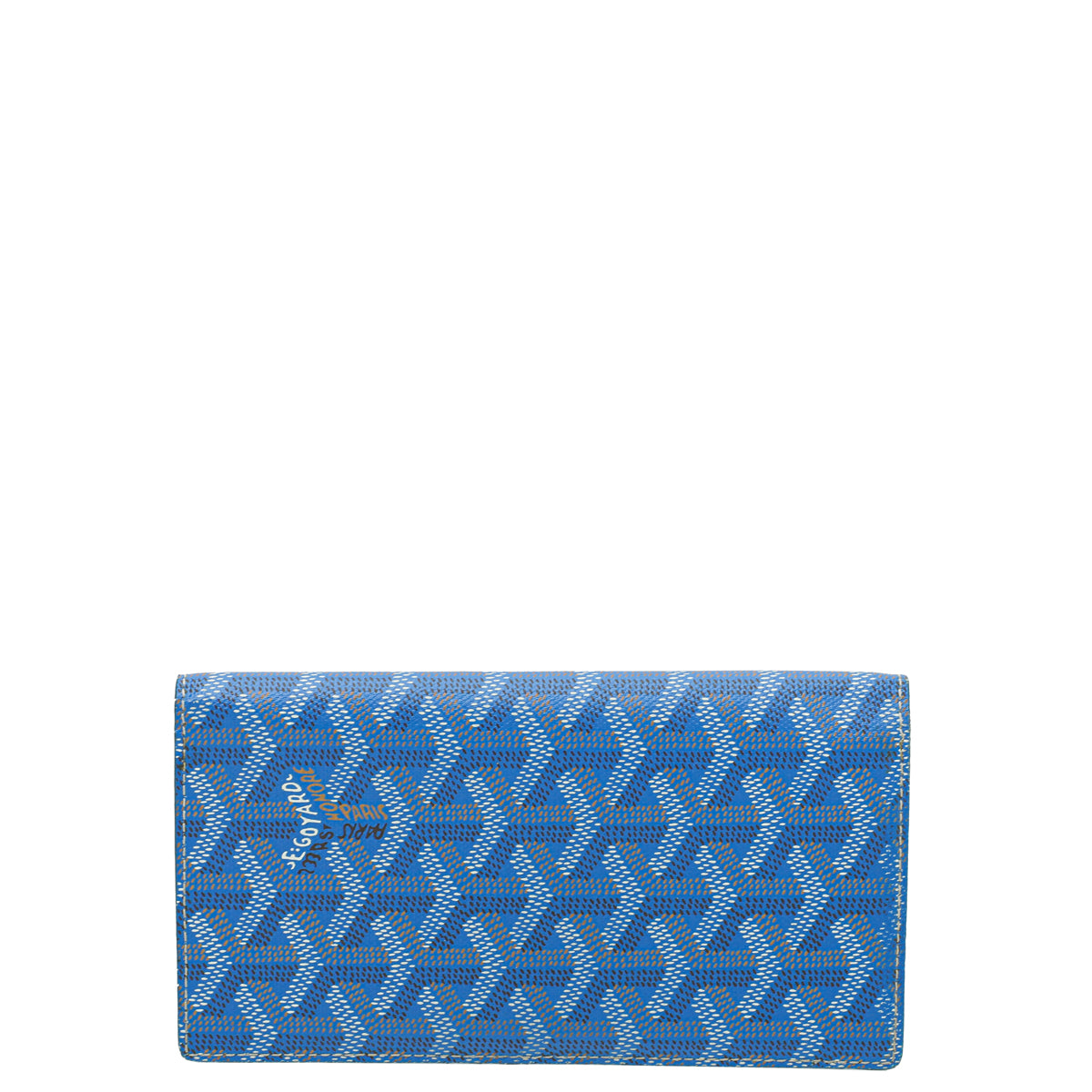 Goyard Blue Goyardine Saint-Lambert Wallet - Main Image