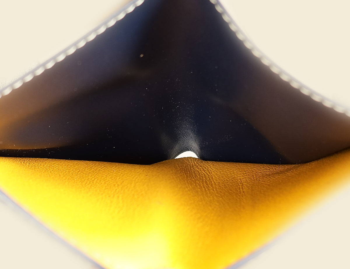 Goyard Navy Blue Goyardine Saint Pierre Card Wallet