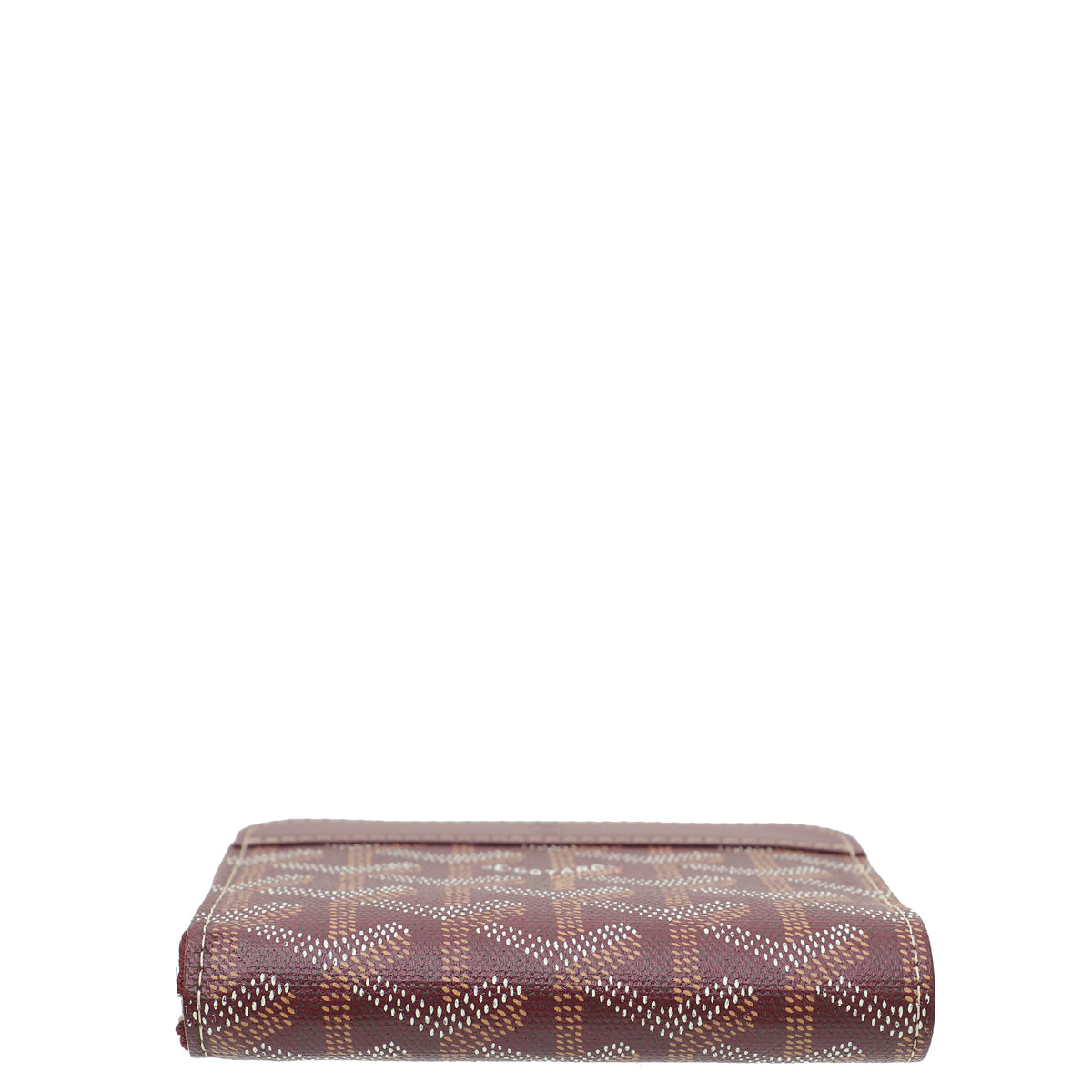 Goyard Burgundy Goyardine Matignon PM Wallet