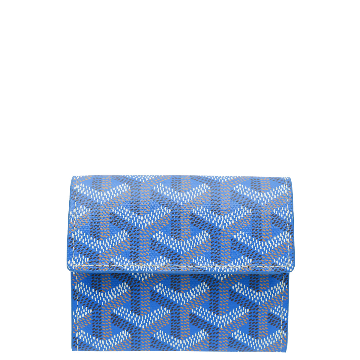 Goyard Sky Blue Goyardine Marigny Wallet