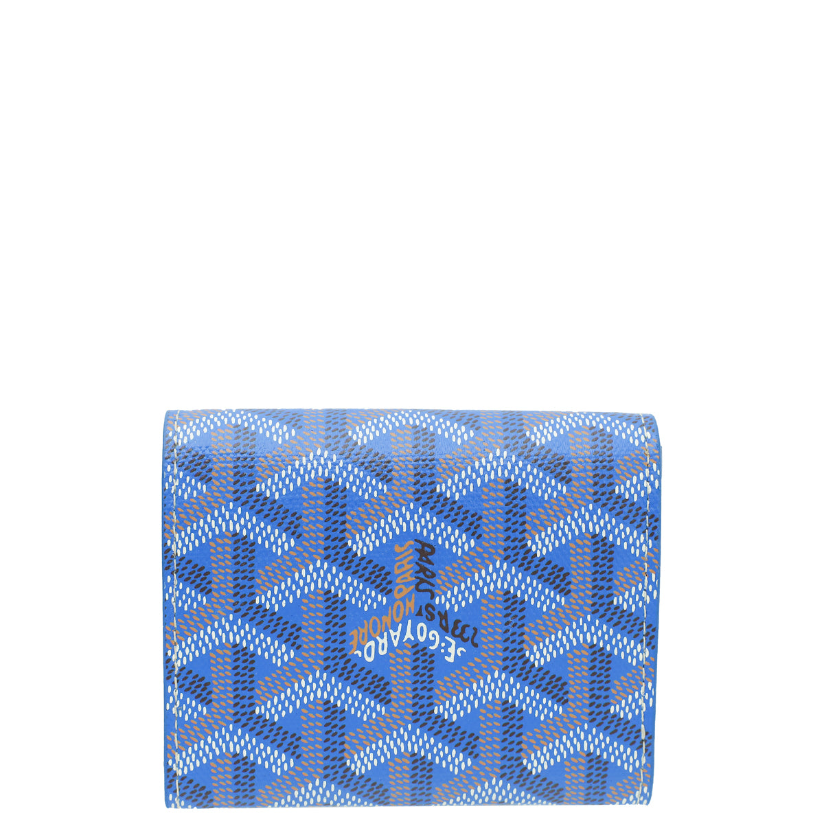 Goyard Sky Blue Goyardine Marigny Wallet THE CLOSET