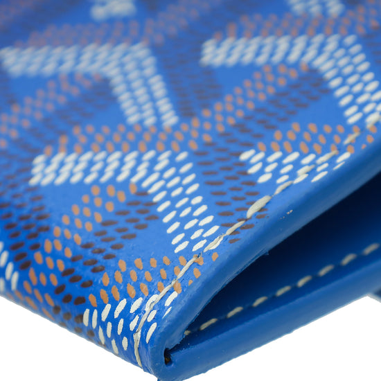 Goyard Sky Blue Goyardine Marigny Wallet