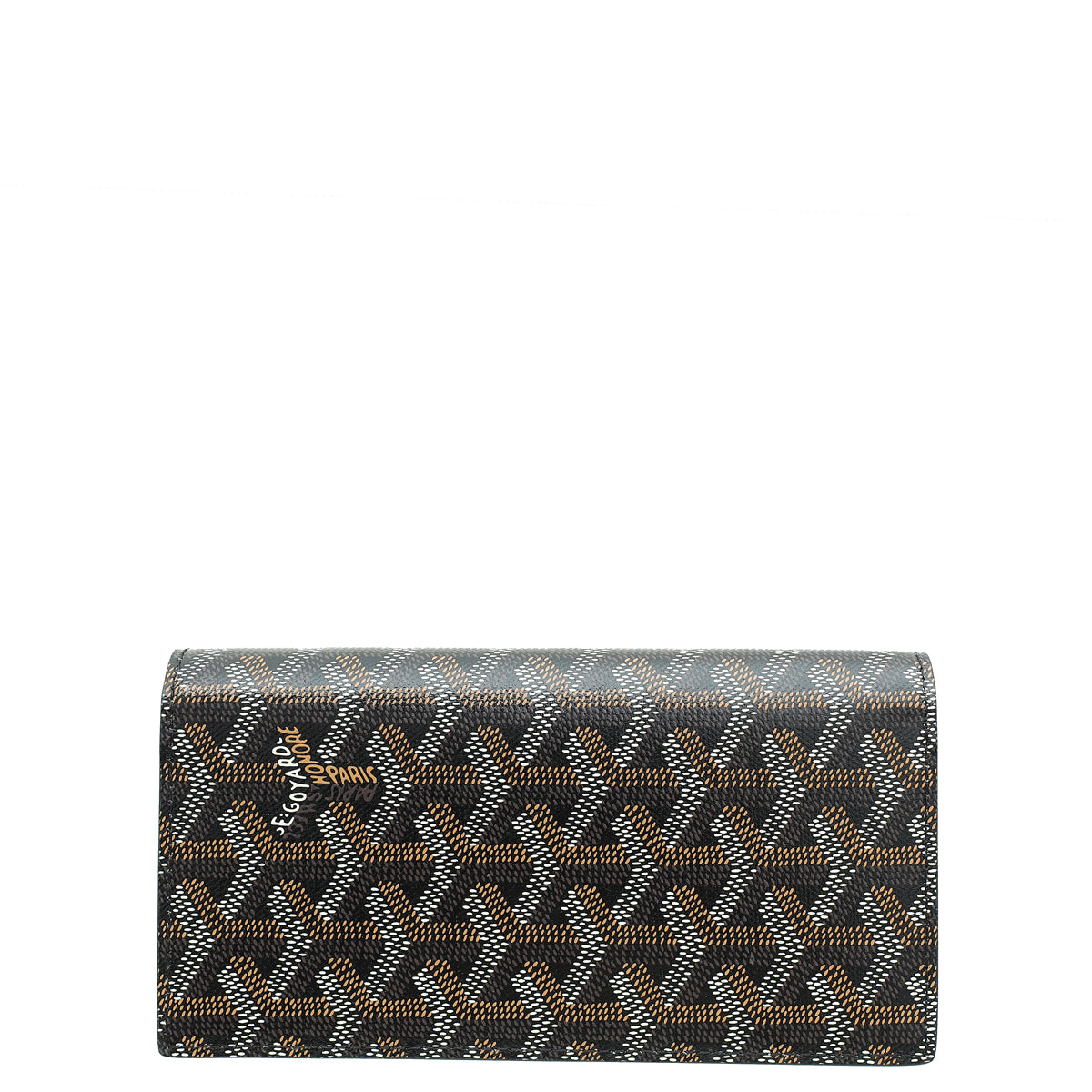 Goyard Black Goyardine Saint-Lambert Wallet-Goyard-THE CLOSET