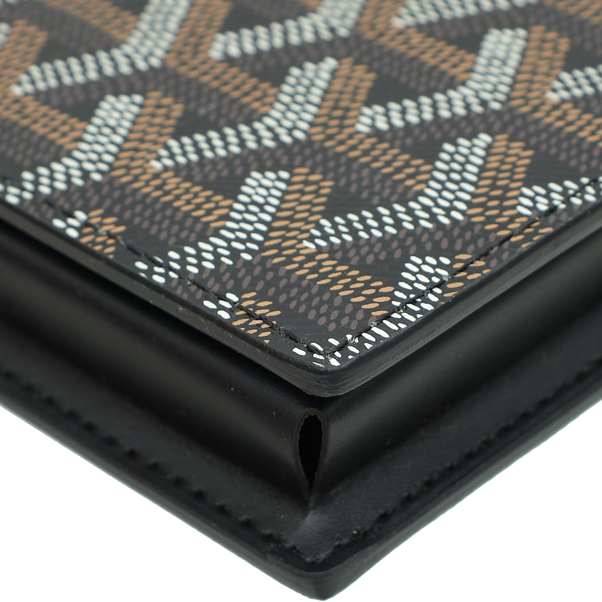 Goyard Black Goyardine Saint-Lambert Wallet