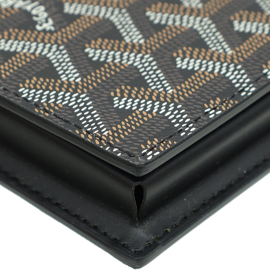 Goyard Black Goyardine Saint-Lambert Wallet