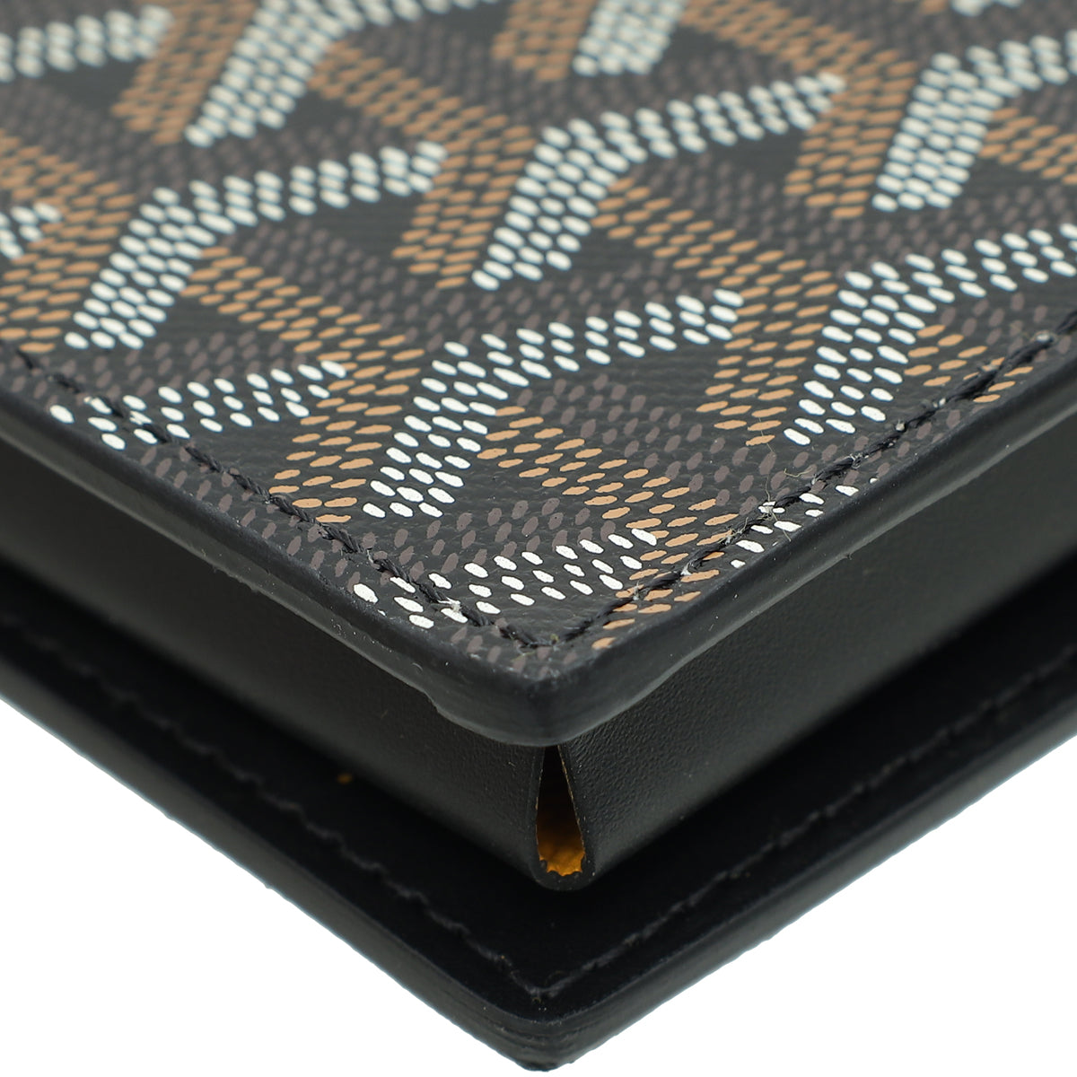 Goyard Black Goyardine Saint-Lambert Wallet