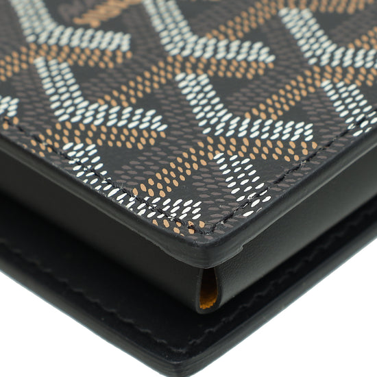 Goyard Black Goyardine Saint-Lambert Wallet