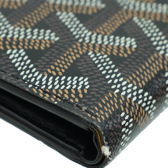 Goyard Black Goyardine Saint-Pierre Card Wallet