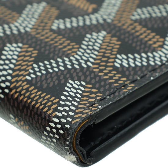 Goyard Black Goyardine Saint-Pierre Card Wallet