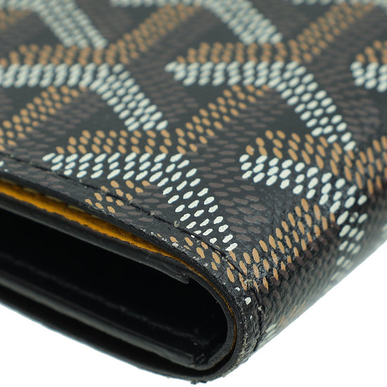 Goyard Black Goyardine Saint-Pierre Card Wallet