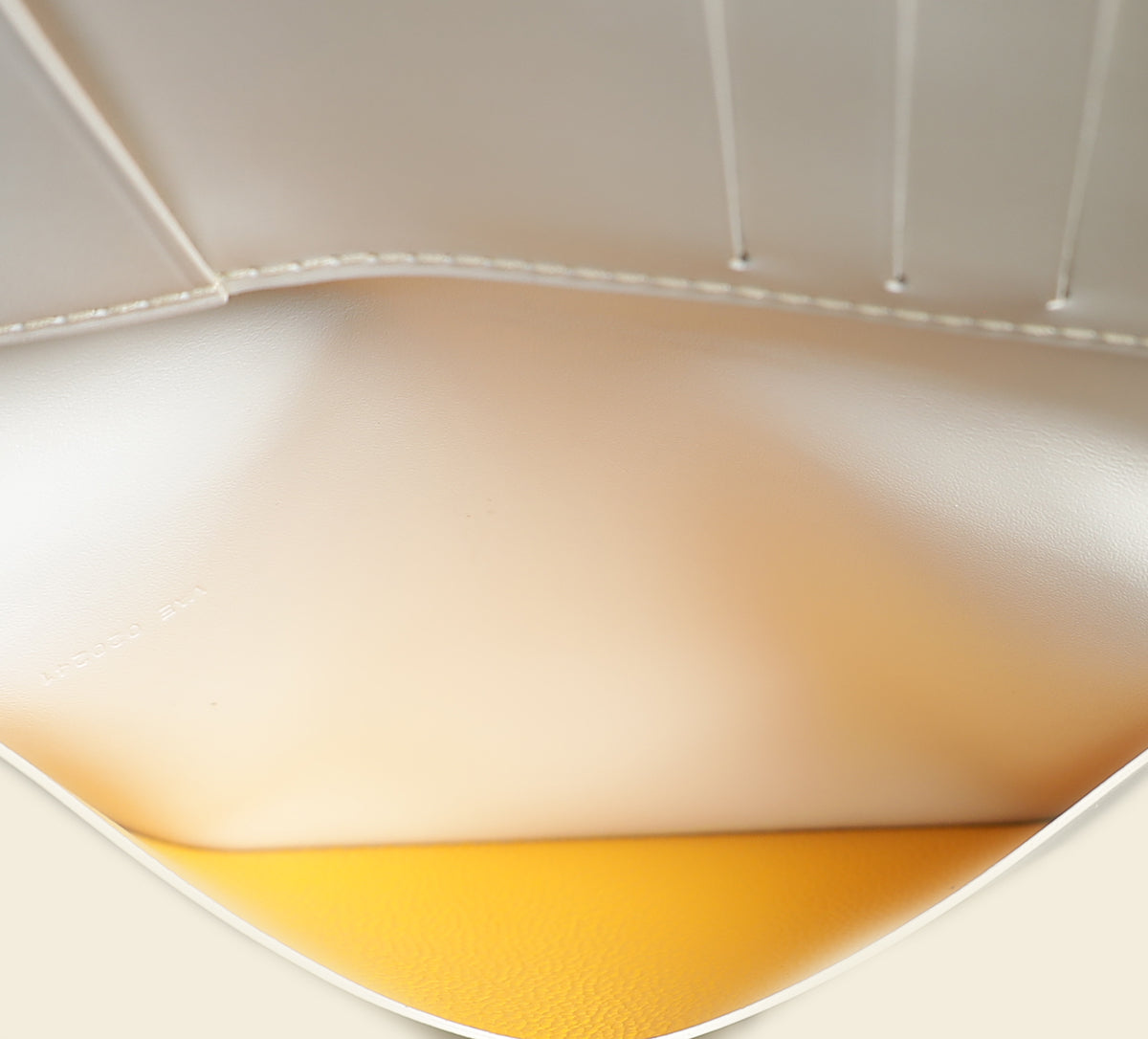 Goyard White Goyardine Grenelle Passport Cover