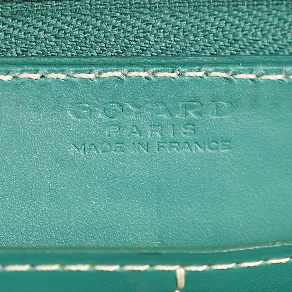 Goyard Green Goyardine Matignon Zippy GM Wallet