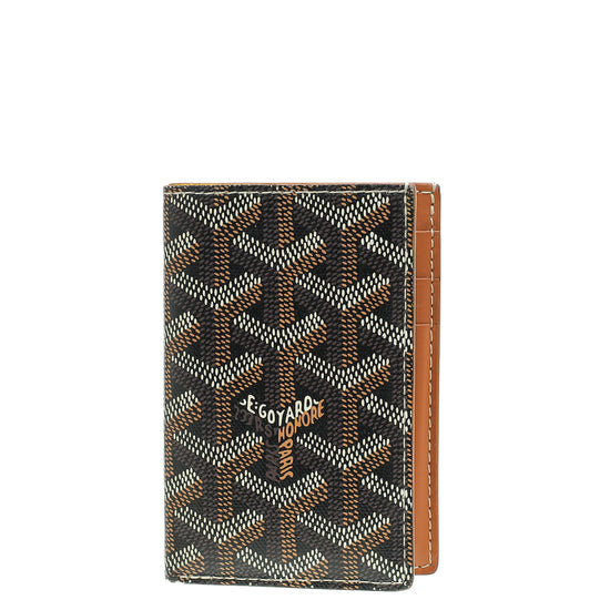 Goyard Bicolor Goyardine Saint Pierre Card Wallet