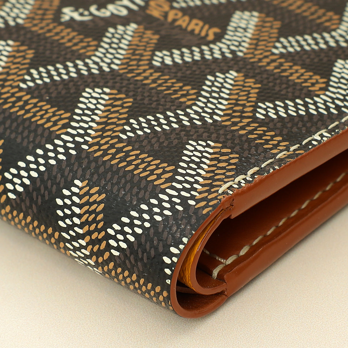 Goyard Bicolor Goyardine Victoire Wallet-Goyard-THE CLOSET
