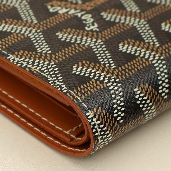 Goyard Bicolor Goyardine Victoire Wallet-Goyard-THE CLOSET