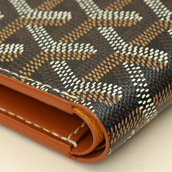 Goyard Bicolor Goyardine Victoire Wallet-Goyard-THE CLOSET