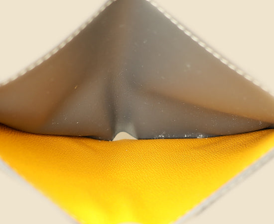 Goyard Gray Goyardine Saint Pierre Card Holder W/ Leopard Paint-Goyard-THE CLOSET