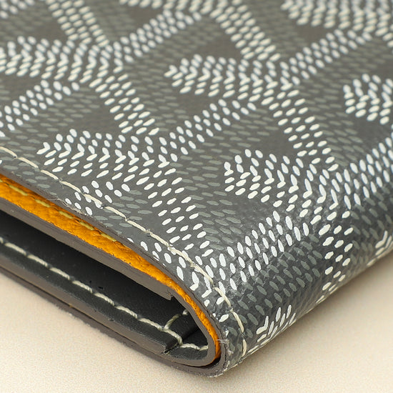 Goyard Gray Goyardine Saint Pierre Card Holder W/ Leopard Paint-Goyard-THE CLOSET