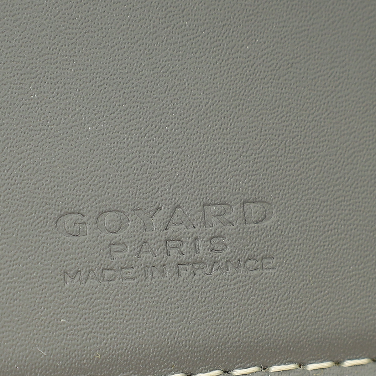 Goyard Gray Goyardine Saint Pierre Card Holder W/ Leopard Paint-Goyard-THE CLOSET