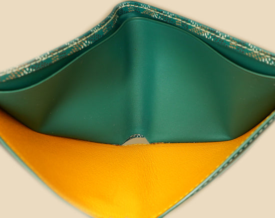 Goyard Green Goyardine Victoire Wallet-Goyard-THE CLOSET