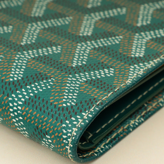 Goyard Green Goyardine Victoire Wallet-Goyard-THE CLOSET