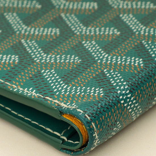 Goyard Green Goyardine Victoire Wallet-Goyard-THE CLOSET