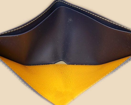 Goyard Navy Goyardine Victoire Wallet-Goyard-THE CLOSET