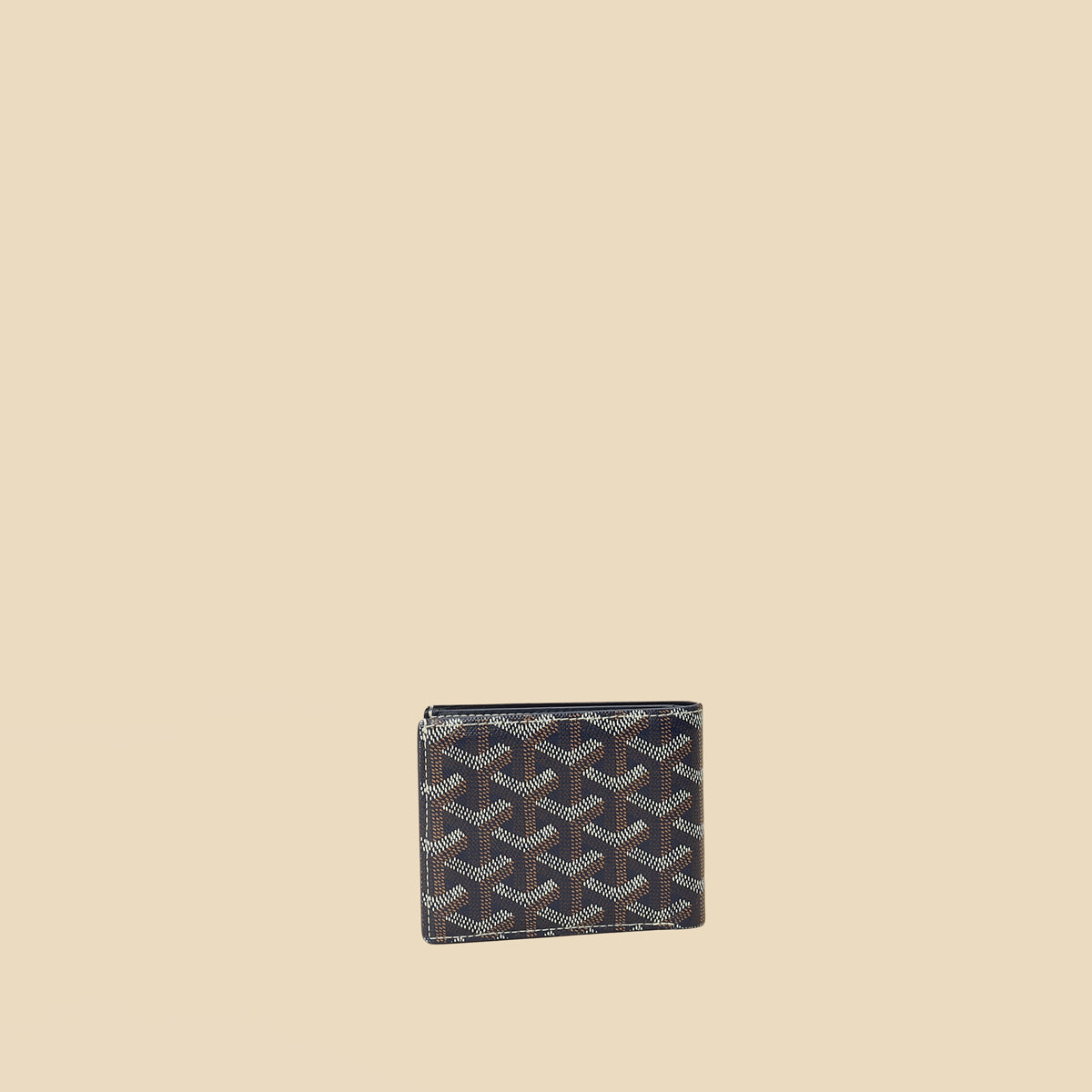 Goyard Navy Goyardine Victoire Wallet-Goyard-THE CLOSET