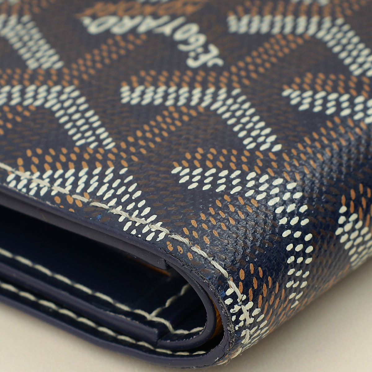 Goyard Navy Goyardine Victoire Wallet-Goyard-THE CLOSET