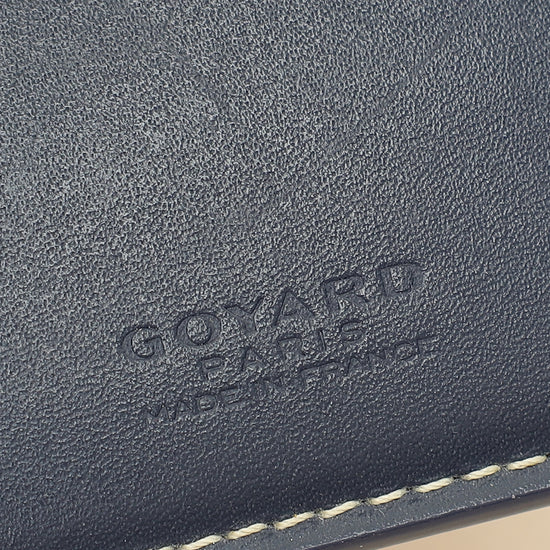 Goyard Navy Goyardine Victoire Wallet-Goyard-THE CLOSET