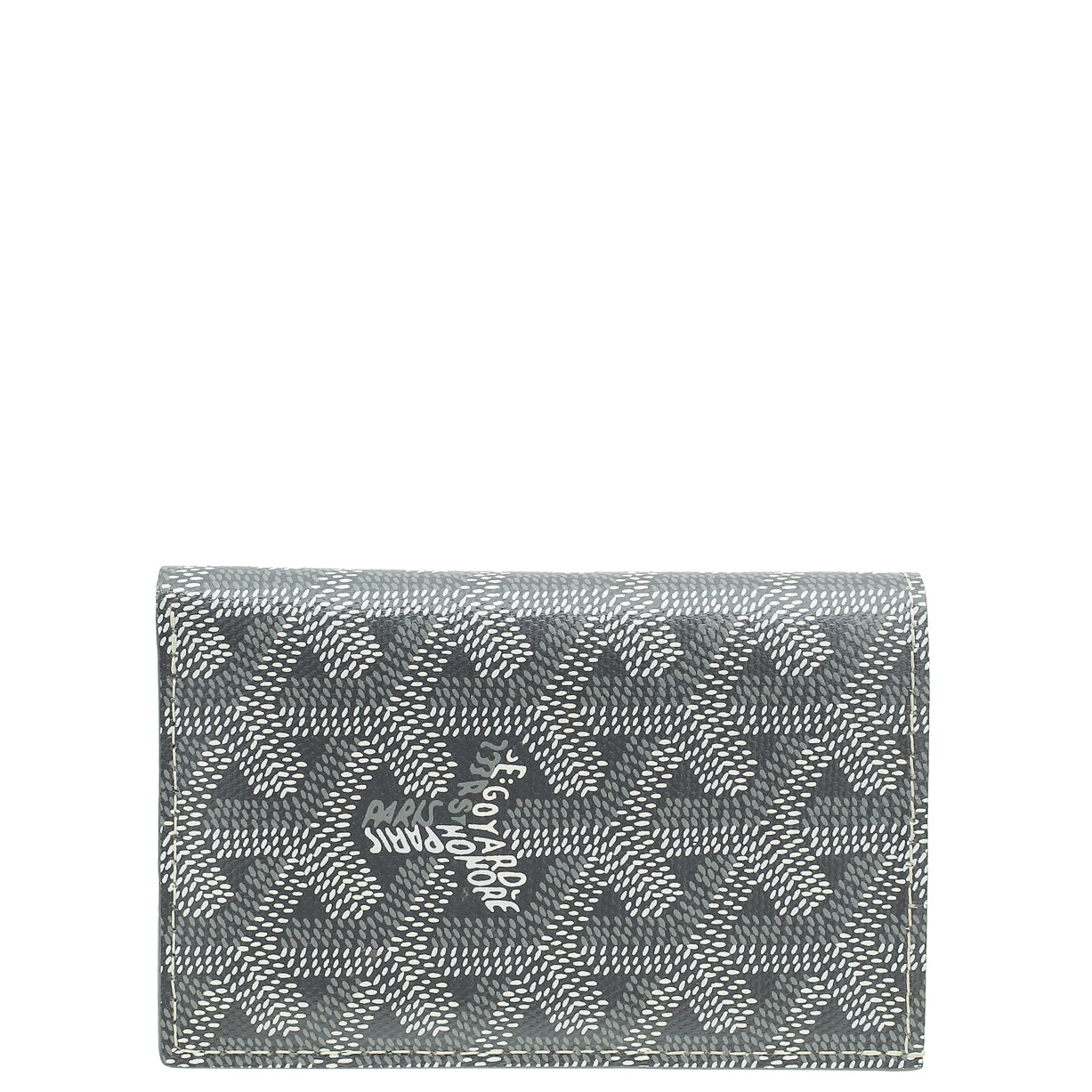 Goyard Grey Goyardine Saint Pierre Card Wallet-Goyard-THE CLOSET