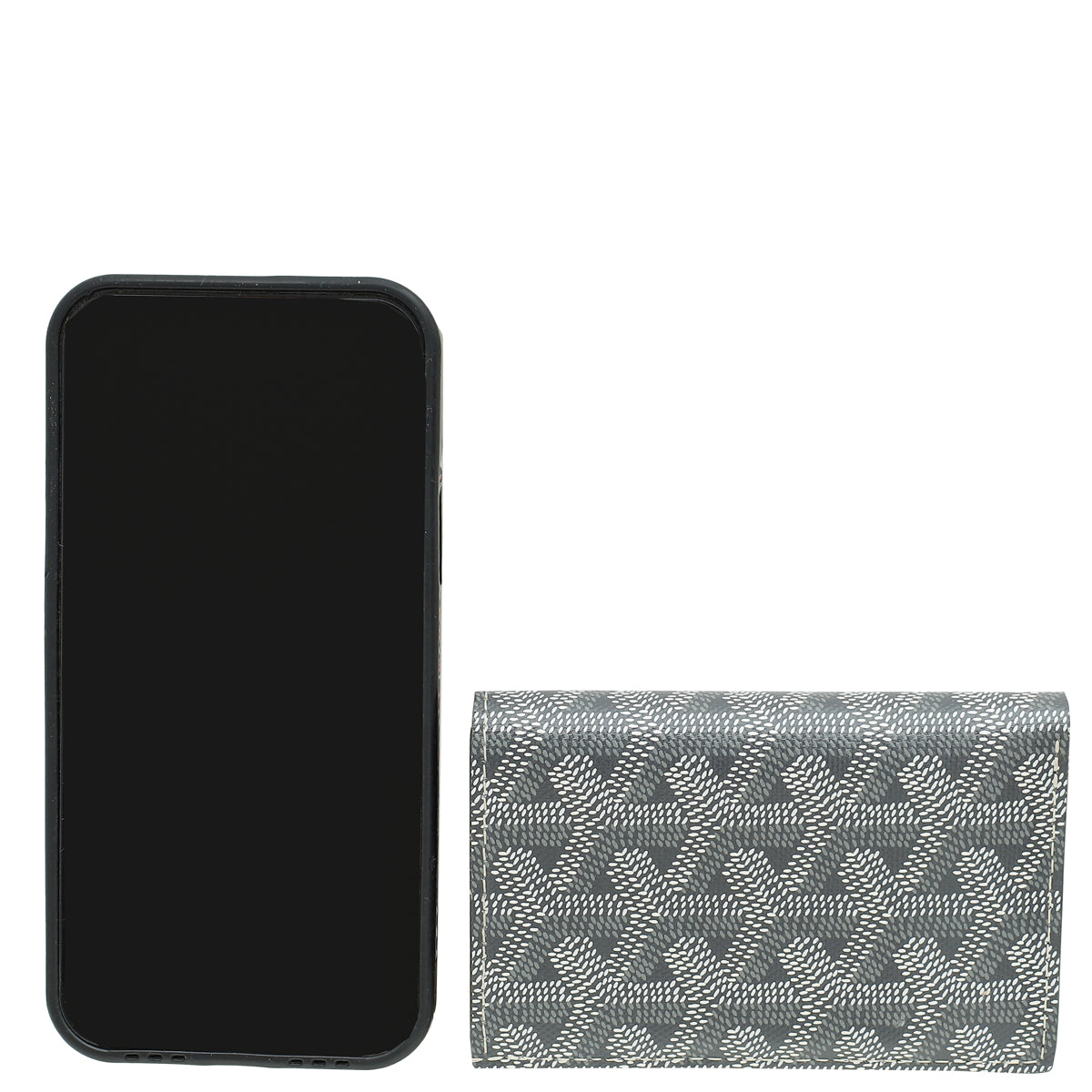 Goyard Grey Goyardine Saint Pierre Card Wallet-Goyard-THE CLOSET