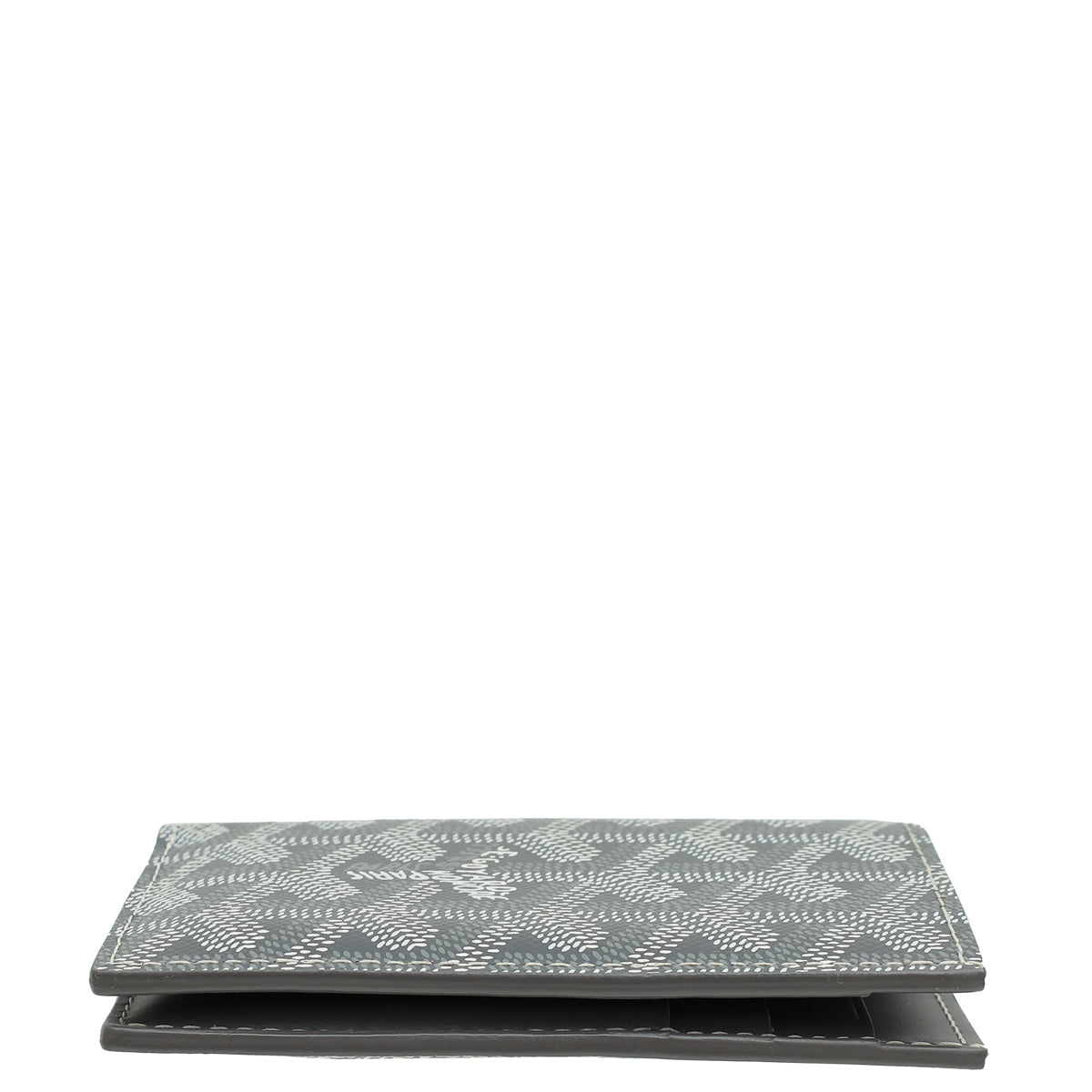 Goyard Grey Goyardine Saint Pierre Card Wallet