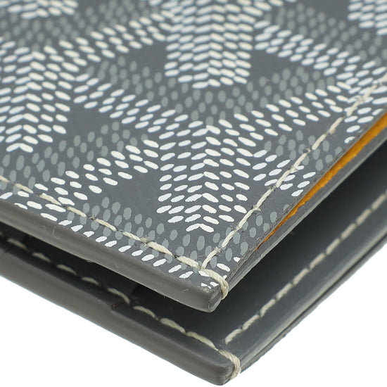Load image into Gallery viewer, Goyard Grey Goyardine Saint Pierre Card Wallet
