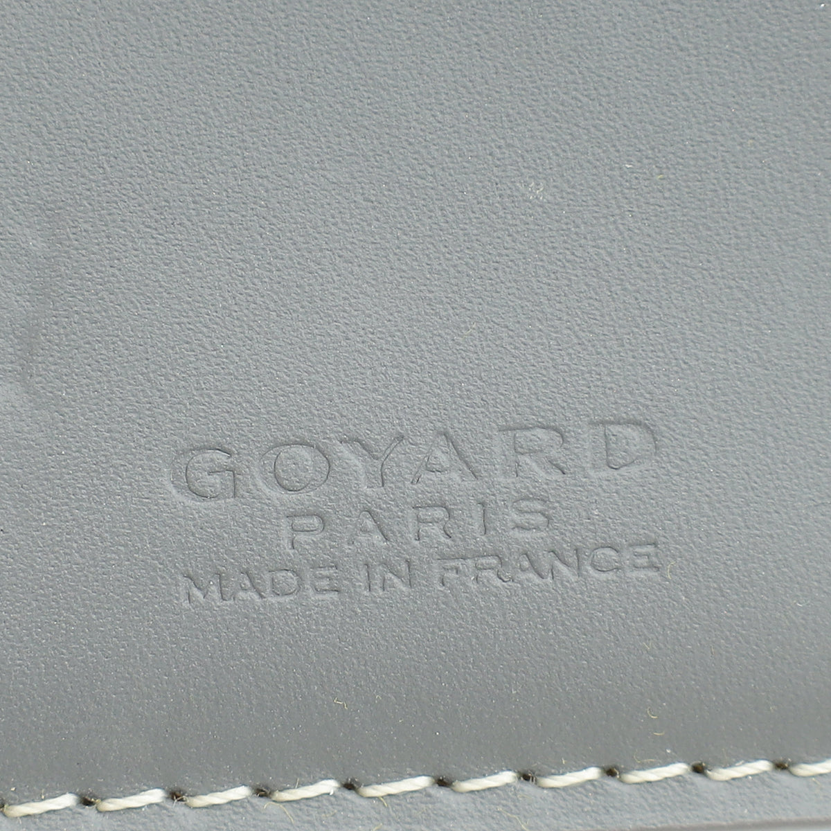 Goyard Grey Goyardine Saint Pierre Card Wallet