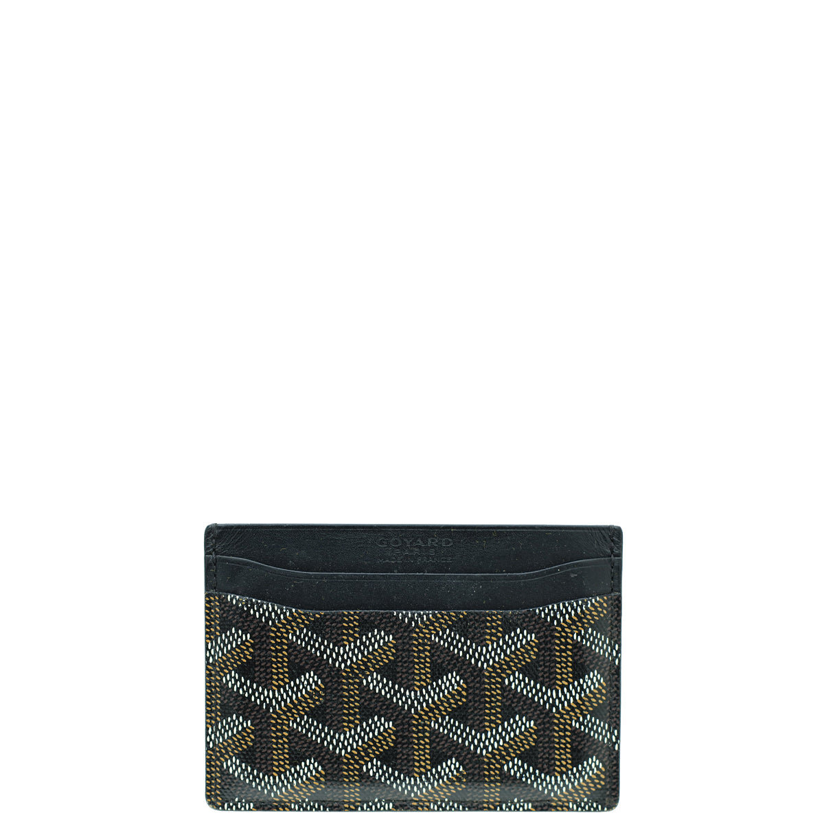 Goyard Black Goyardine Saint Sulpice Card Holder-Goyard-THE CLOSET