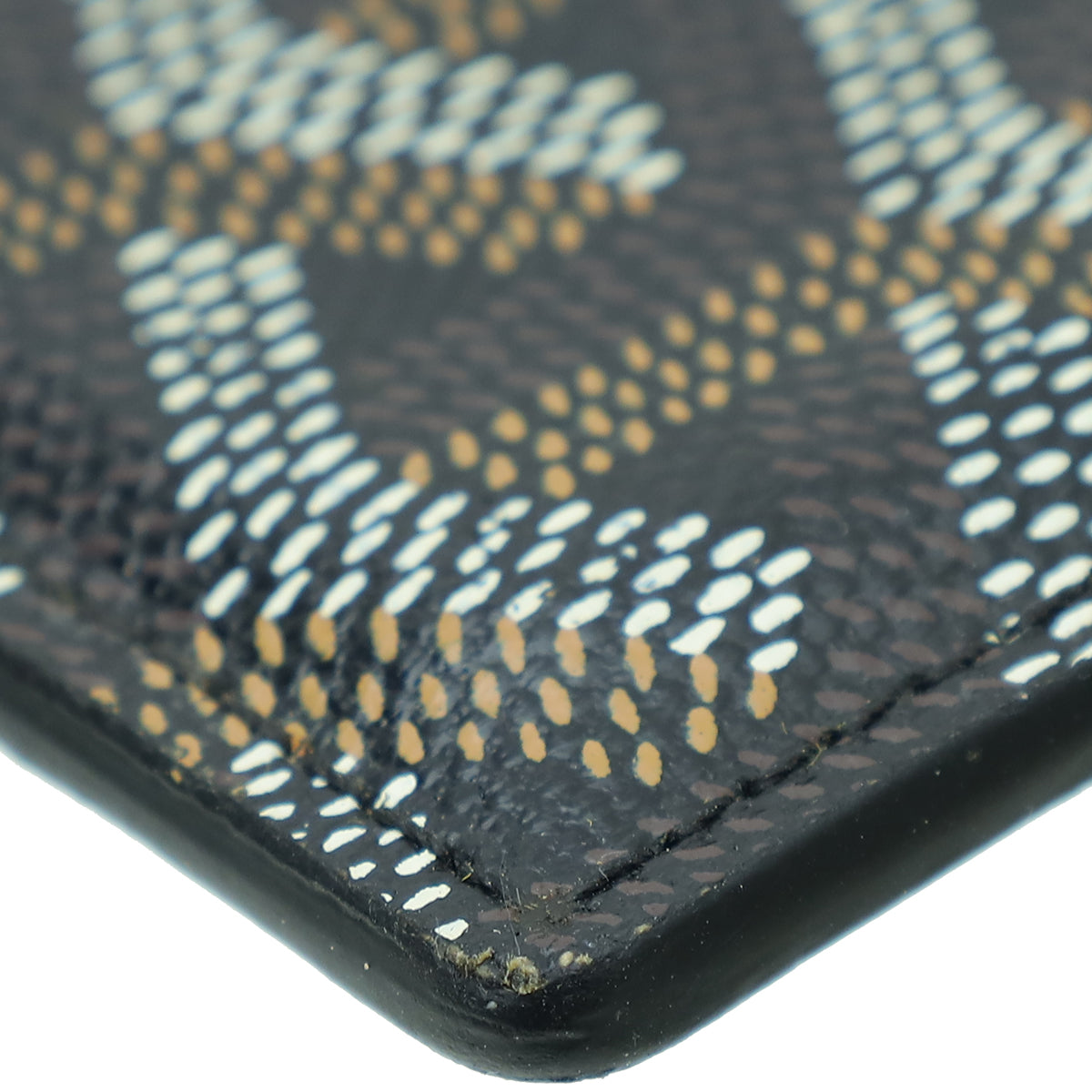 Goyard Black Goyardine Saint Sulpice Card Holder