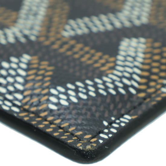 Goyard Black Goyardine Saint Sulpice Card Holder