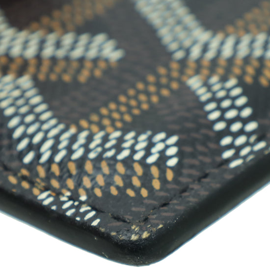 Goyard Black Goyardine Saint Sulpice Card Holder