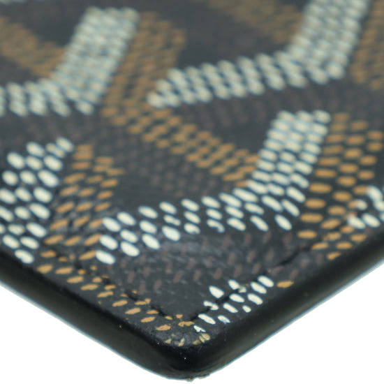 Goyard Black Goyardine Saint Sulpice Card Holder