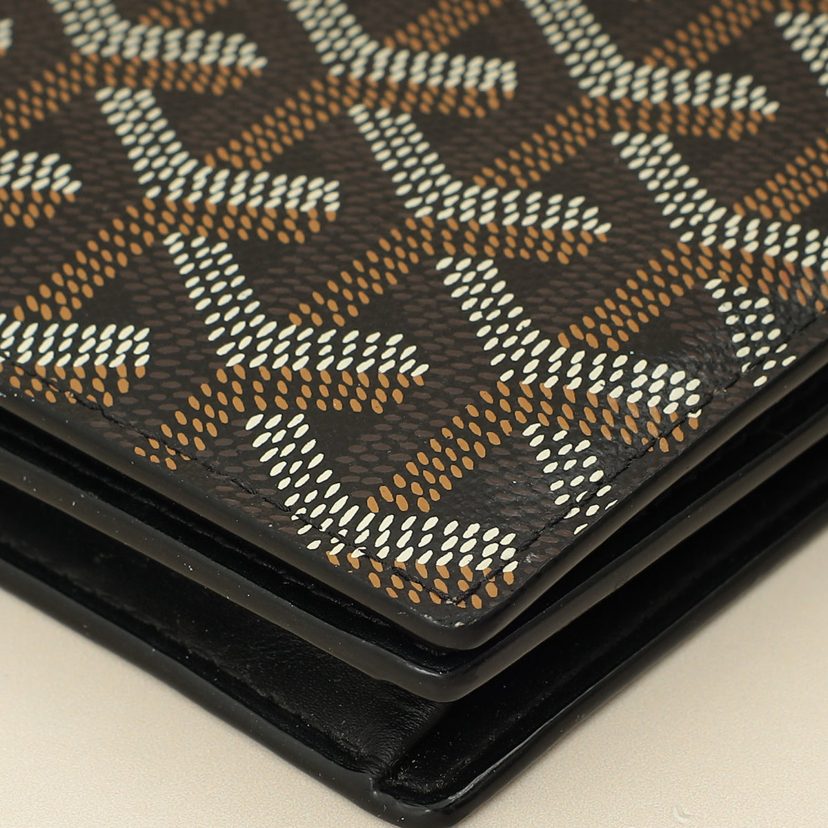 Goyard Black Goyardine Richelieu Continental Wallet-Goyard-THE CLOSET