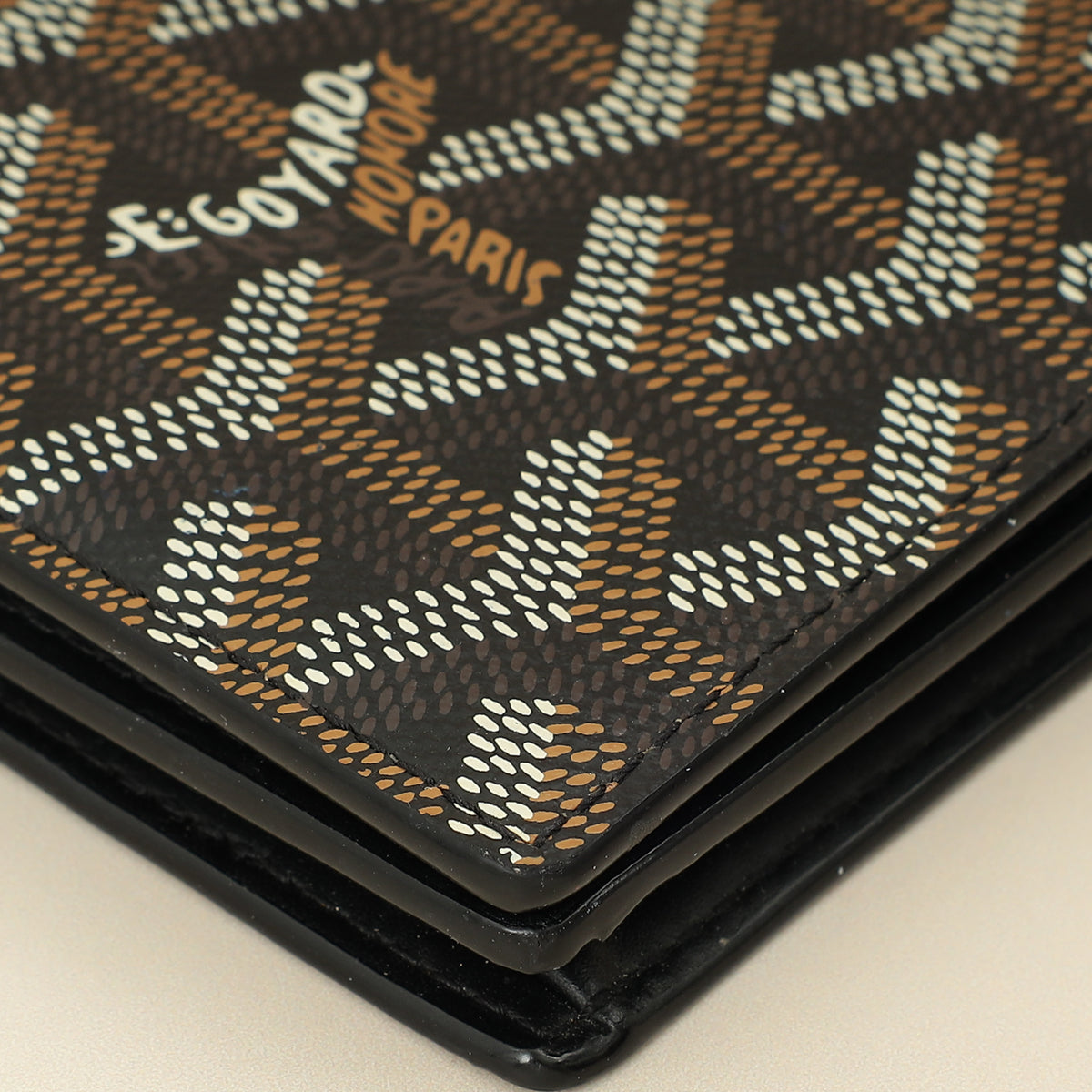 Goyard Black Goyardine Richelieu Continental Wallet-Goyard-THE CLOSET