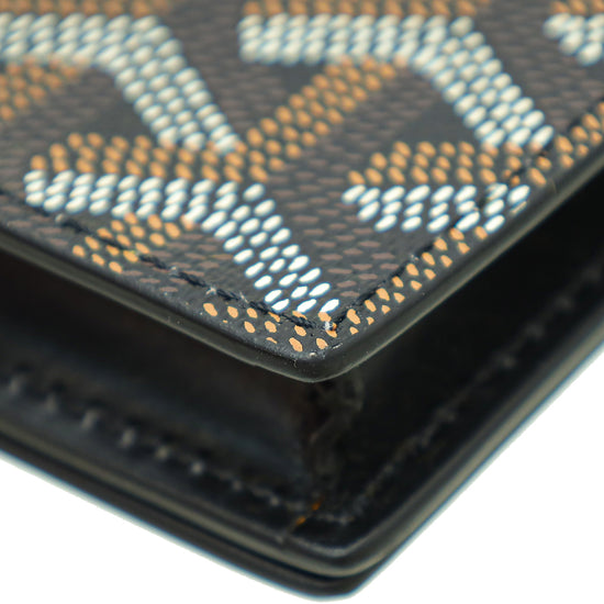 Goyard Black Goyardine Malesherbes Card Wallet