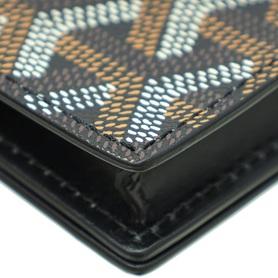 Goyard Black Goyardine Malesherbes Card Wallet