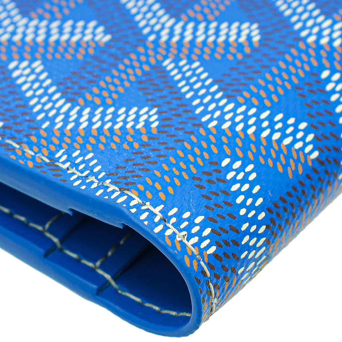 Goyard Blue Goyardine Saint-Roch Wallet