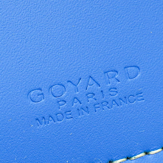Goyard Blue Goyardine Saint-Roch Wallet